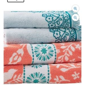 Pioneer woman bath towel set